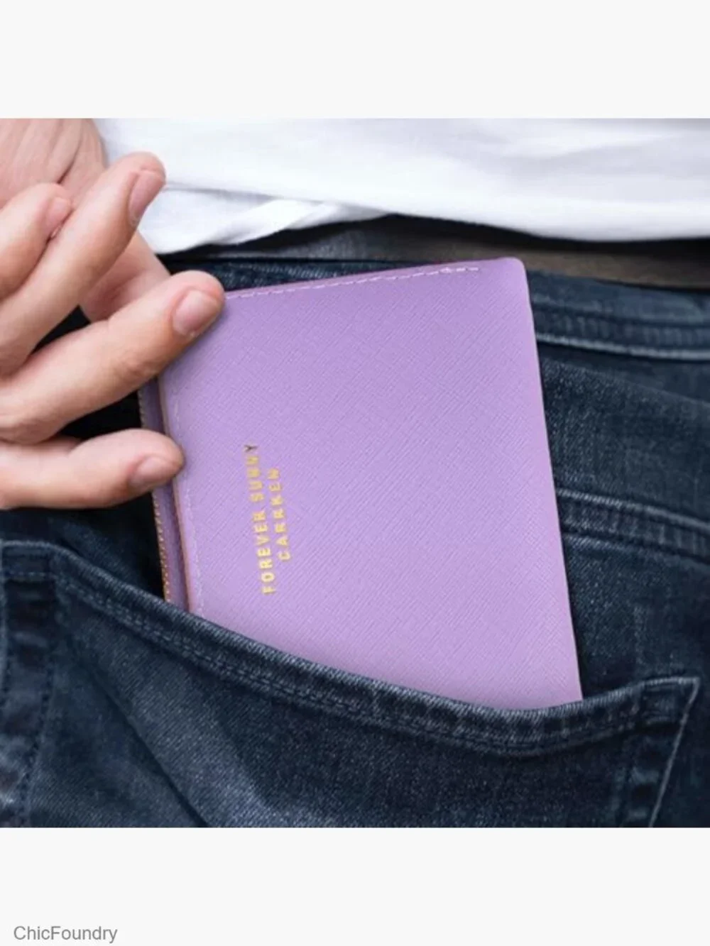 Mini Zip Coin Purse Card Holder Thin Bifold Wallet with Love Pendant Tassels